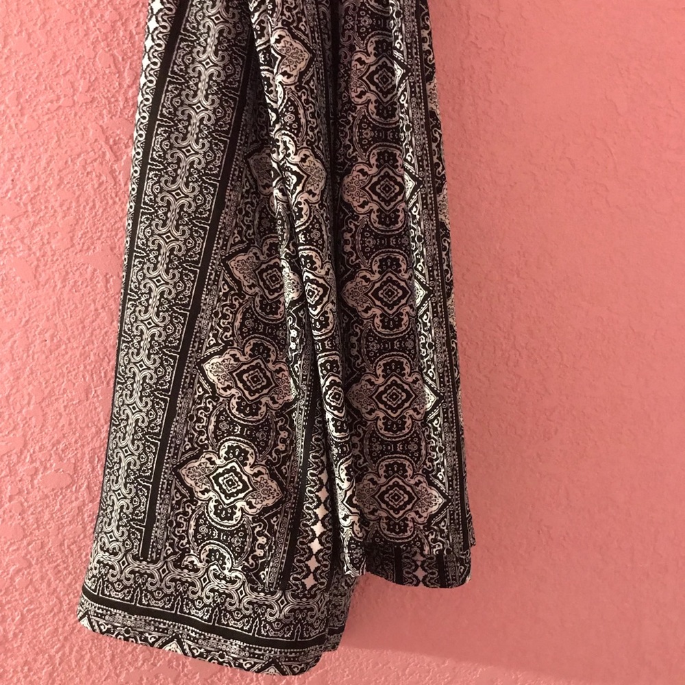 by&by Black And White Pants